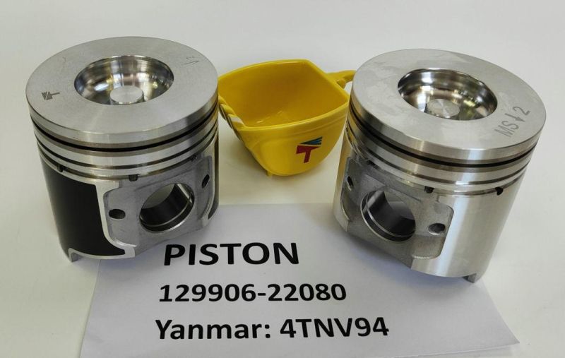 High-Performance Diesel Engine Engineering Machinery Parts Piston Ym129906-22080 for Engine Parts 4D94lf-2/4tnv94 4tnv94L Generator Set