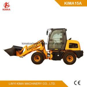 Kima15A 1.5 Ton Small Loader with Full View Cabin Parallel Linkage