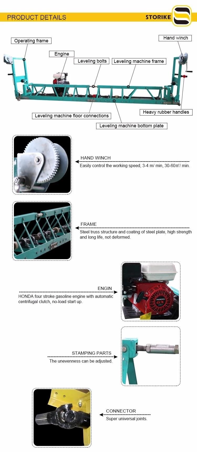 Road Construction Machine Concrete Vibratory Truss Screed for Sale