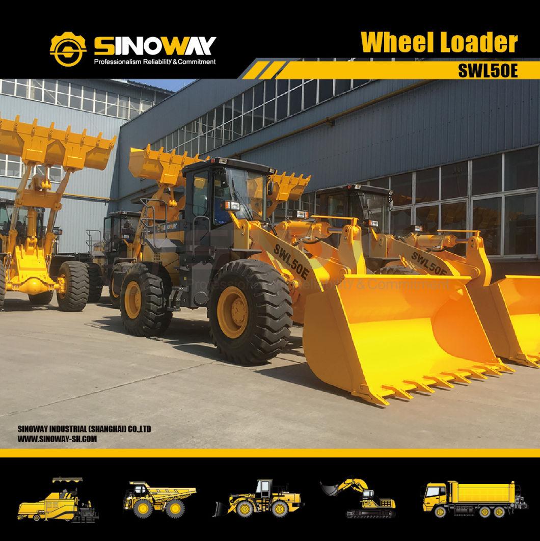 Telescopic Wheel Loader Swl50e Shovel Loader for Sale