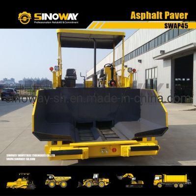 4.5m Width Wheel Asphalt Paver, Road Finisher for Road Building