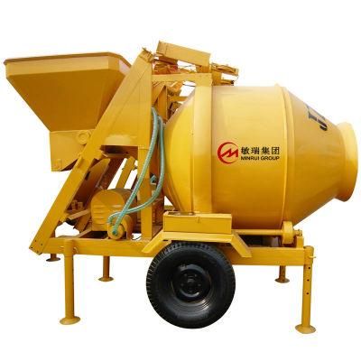 Minrui Jzc350 Support Roller Concrete Mixer 350 Liter Frontloader