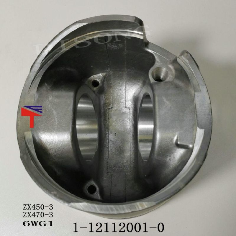 High-Performance Diesel Engine Parts Piston 1-12112001-0 for Excavator Zx450-3 Zx470-3 Engine 6wg1