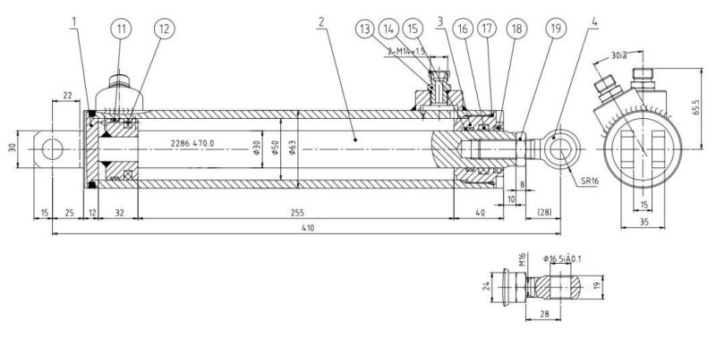 Hydraulic Cylinder for High-End Agricultural Machinery