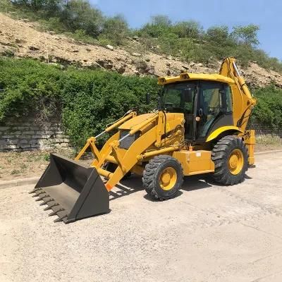 Factory Outlet Brand Wheel Drive Mini Small Hydraulic Front End Loader and Tractor Backhoe Excavator Loader Fw388 with CE Certification