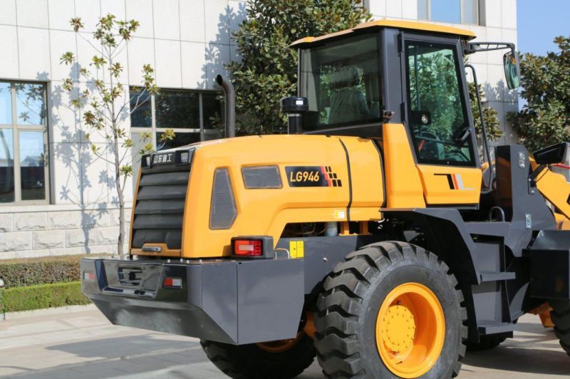 LG946 Lugong China New Brand Articulated Mini Front End Wheel Loader 1.3 Cbm 2.5 Ton