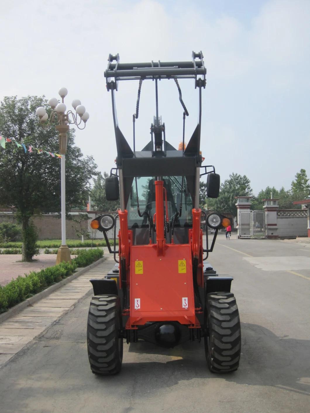 Zl10 China Manufacturer 1000 Kg Mini Agricultural Wheel Loader for Sale