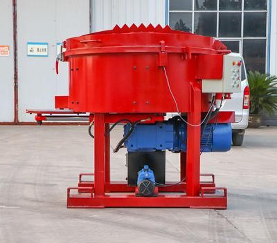 high quality 250 kg wear-resistant steel line refractory pan mixer