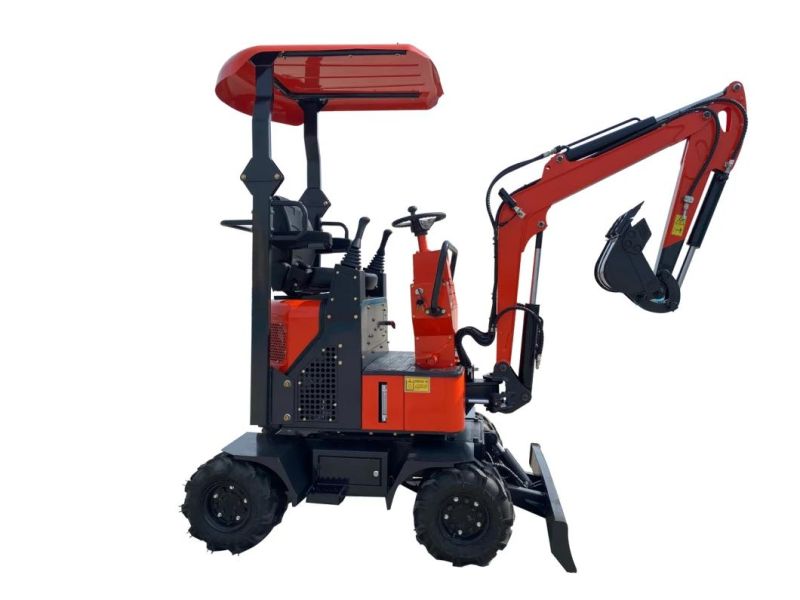 1.2 Ton Factory Swing Boom Rdt-120A China Micro New Garden Farm Home Crawler Digger Deisel with Rubber Track Small/Mini Wheel Excavator 0.6/0.8/1/1.2ton