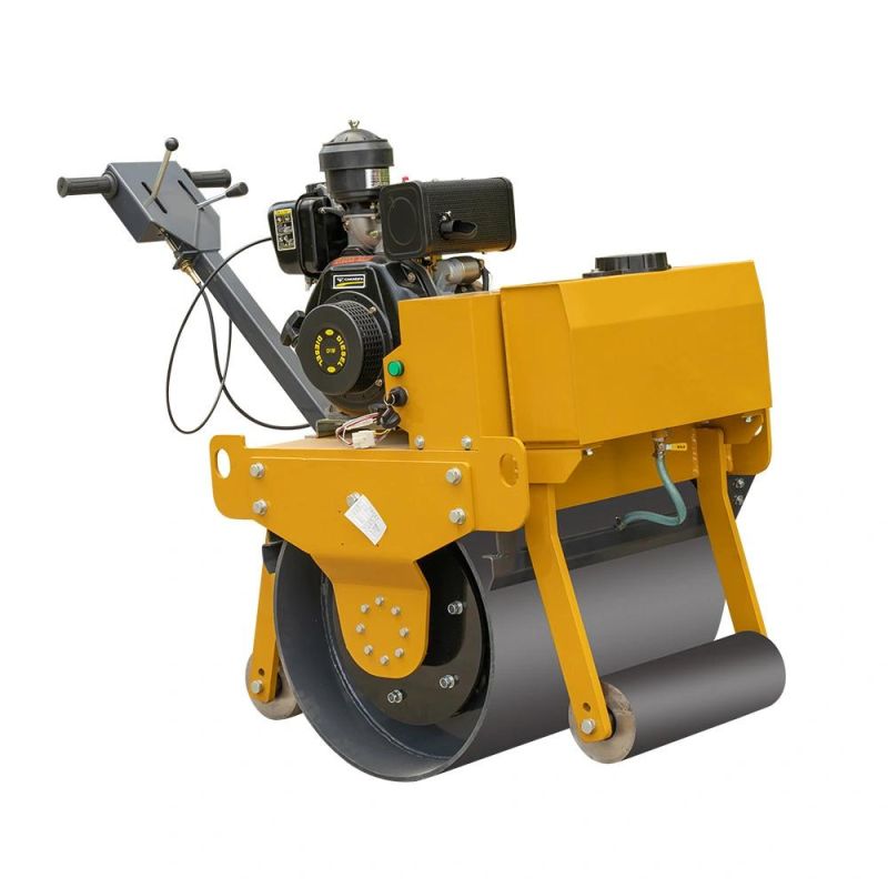 Hot Key Operation Mechanical Driving and Vibrating Adopts Hydraulic Walk Behind Vibratory Asphalt Mini Road Roller by Gasoline Engine or Diesel Engine