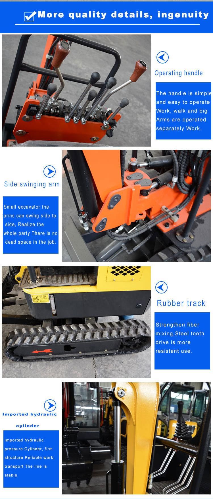 0.8t 1.2t 1.5t Mini Excavator Mini Digger