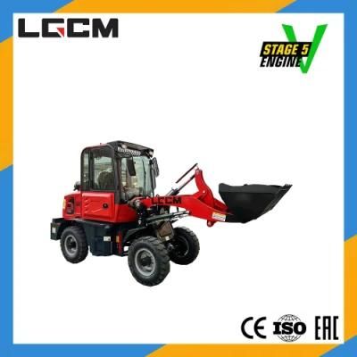 Lgcm Heavy Duty Compact Tractor Front Wheel Loader with Euro V Engine