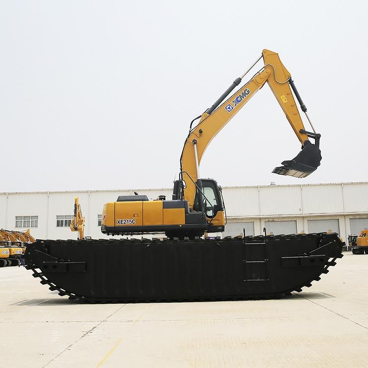 XCMG Manufacturer Xe215s China 20 Ton Floating Pontoon Amphibious Excavator Price for Sale