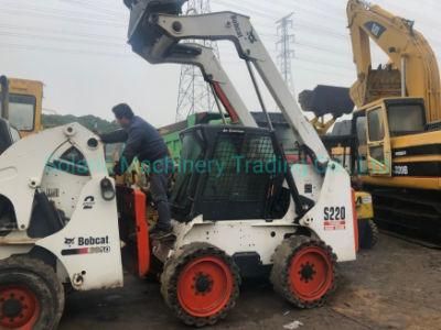 Used Bobcat S220 Skid Steer Loader Construction Machinery