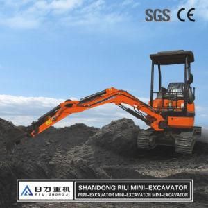 CE EPA China Chinese Mini Small Digger 2 Ton Micro Hydraulic New Excavator Mini Excavator