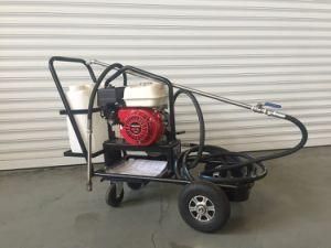 Honda 6HP Hand Push Bitumen Spreader Mini Emulsion Asphalt Sprayer Machine