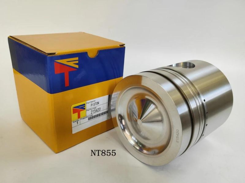 High-Performance Diesel Engine Engineering Machinery Parts Piston 215420 for Engine Parts Nt855 D12D Construction Bulldozer Accessories D60p-6 D80A-12 D85A
