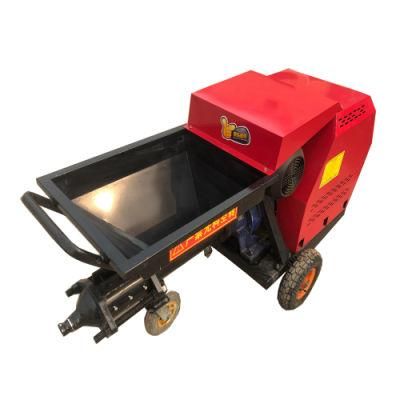 Construction Coating Putty Electrical Diesel Automatic Plastering Spray Mortar Spraying Machine