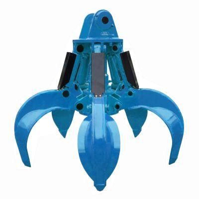 Hot Sale OEM CE/ISO 9001 China Factory Price New Mini Kubota Excavator Attachment Hydraulic Rotating Log Grapple for Sale