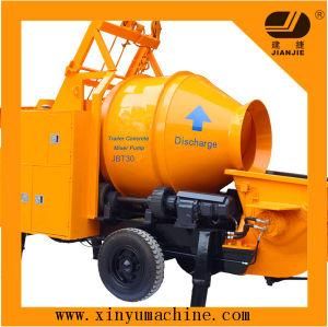 Portable Trailer Concrete Pump with Mixer (JBT30)