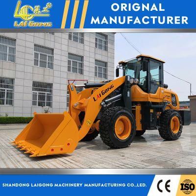 Lgcm 1.8 Ton Farm Compact Wheel Loader with Grapple Forks Bucket