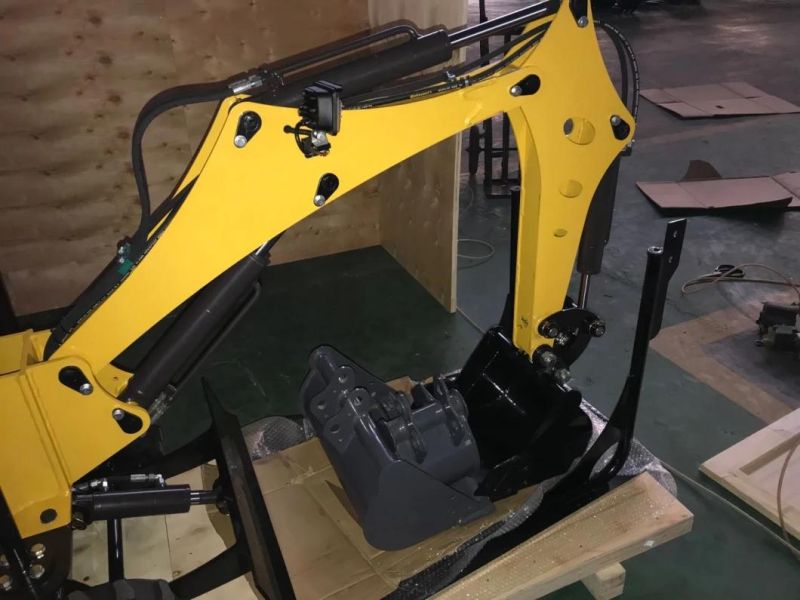 Mini Excavator Track Hoe Mini Bulldozer for Sale 0.8 Ton Small Excavation Equipment