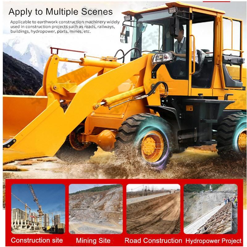 Heavy Load 5ton Front End 3 Cubic Wheel Loader with Shanghai Engine