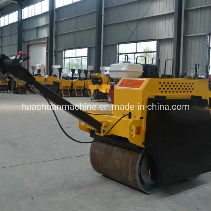 Hand Walking Type Petrol Double Wheel Road Roller