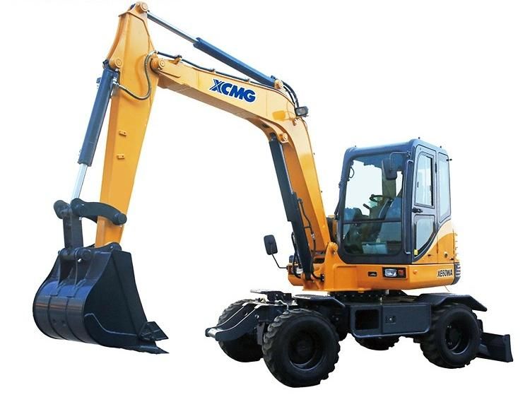XCMG 6 Ton Small Bucket Wheel Excavator Xe60wb Made in China