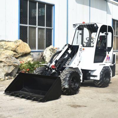China Made 2tons Mini Telescopic Boom Loader with Log Grapple