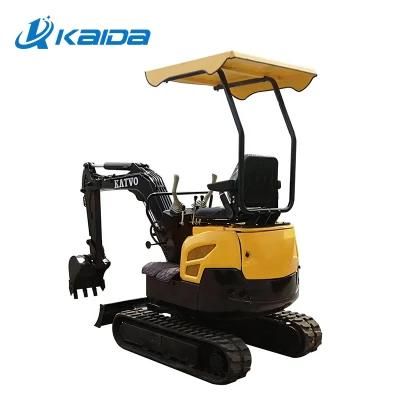 Hydraulic 1.5 Ton 1 Ton 0.8 Ton Mini Excavator with Cheap Prices for Sale 1.5 Ton Digger
