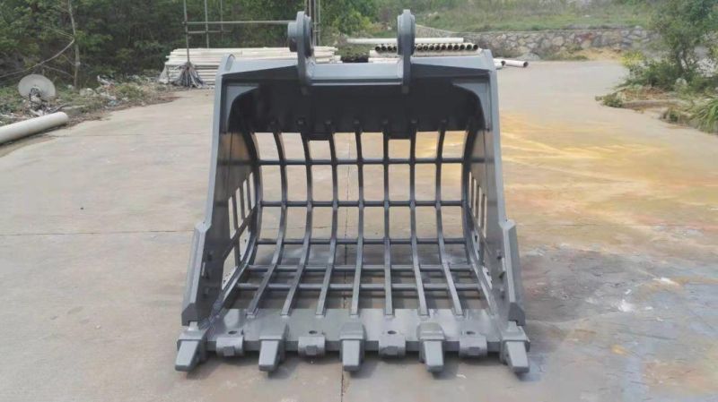 Quality 30ton Excavator Attachments 1.5cbm Skeleton/Sieve Bucket