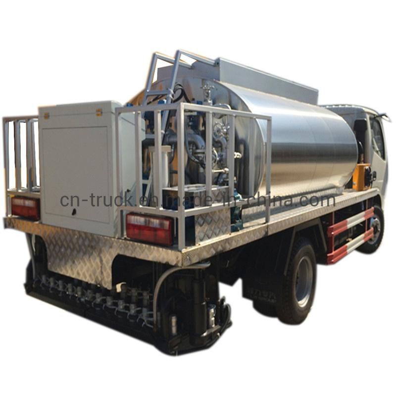 Middle Duty 5ton 6ton Asphalt Tanker Bitumen Sprayer Truck