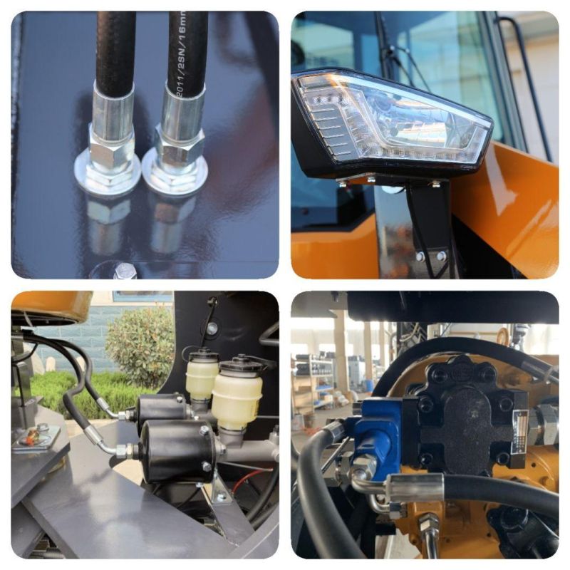 Lugong High Cost-Effective Construction Equipment T933 Front End Wheel Loader Mini Loader Small Wheel Loader Backhoe Loader