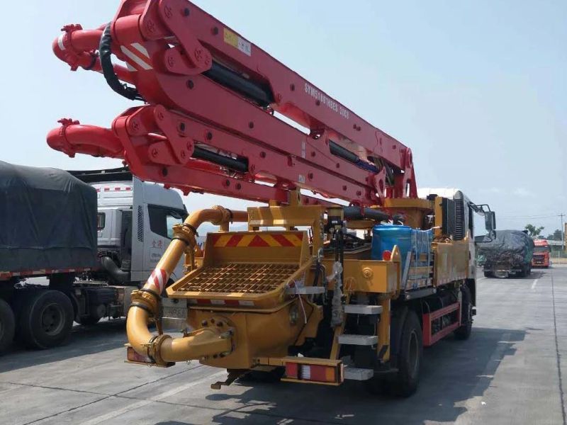 Hot Sale 37m 48m 56m Concrete Boom Pump Truck Truck-Mounted Concrete Pumps Concrete Placing Boom