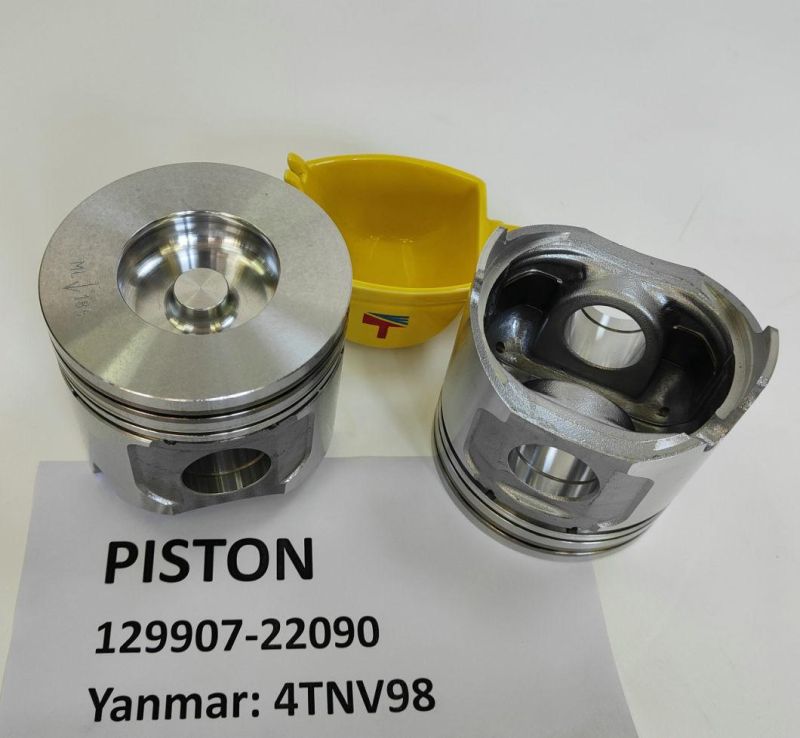 High-Performance Diesel Engine Engineering Machinery Parts Piston Ym129907-22090 for Engine Parts 4tnv98 4tnv88 Generator Set