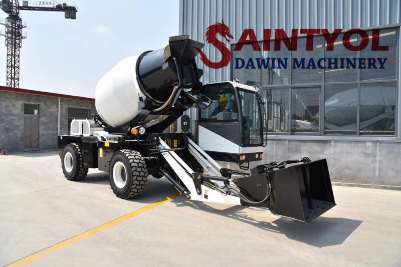 Four-Wheel Drive Shovel Concrete Batching Mixing Vehicles on Sale