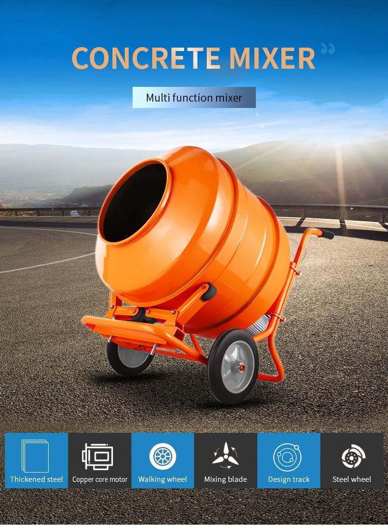 500L Walk Behind Concrete Mixer Machine Price