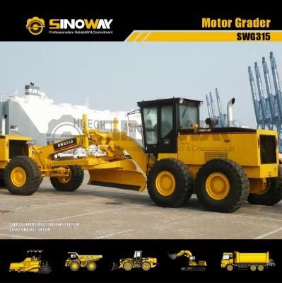 China Heavy Duty 315HP Motor Grader in Stock