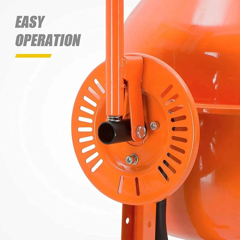 350L 6HP Lifan Engine Gasoline Concrete Mixer Machine-Construction Power Tools