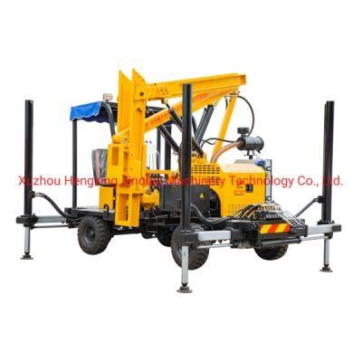 Guardrail Construction Attachment Pile Driver with Hydraulic Hammer