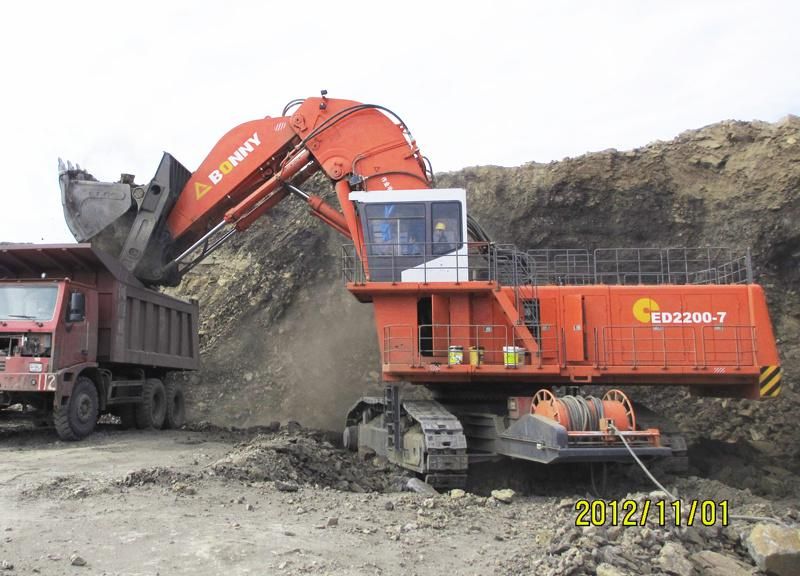 China BONNY New CED2200-7 220ton Class Super Large Crawler Electric Hydraulic Excavator for Sale