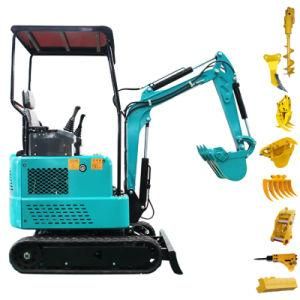 Good Price 1.6ton Farming Amphibious Mini Crawler Excavator Use for Widely Range and CE Certificate