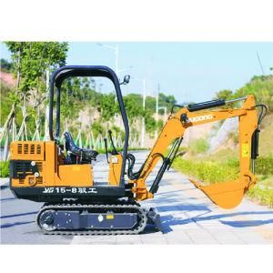 Rubber Crawler Small Mini Hydraulic Excavators with CE