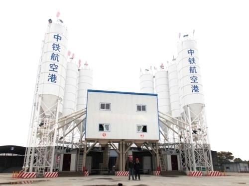 China Brand 75m3/H Ready Mixed Concrete Batching Plant Hzs75vy