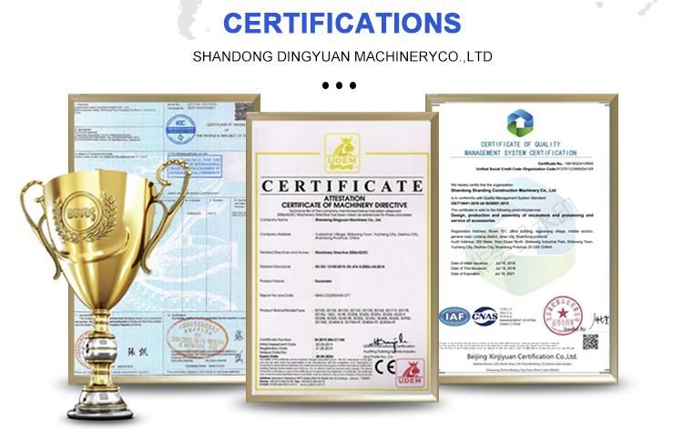 CE/EPA Certified Durable Home Use 1-30 Ton Mini Excavator China Machinery Hammer Small Digger Mini Excavator Hydraulic High Quality and Low Price Sale
