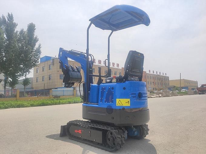 1.0ton Zero Tail Swing Mini Excavator Digging Machine for Sale