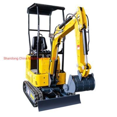 1 Ton China Chinese Made Digger Best Price Euro 5 EPA 1t Mini Crawler Excavator