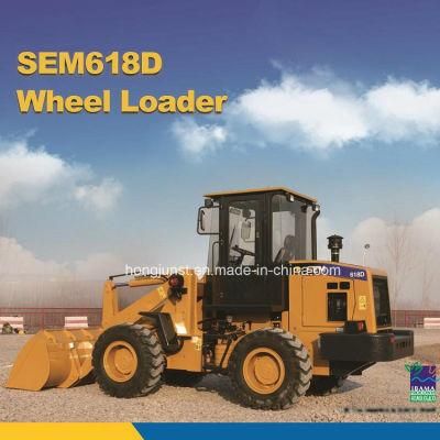 Chinese 1.8 Ton Small Wheel Loader Sem 618d