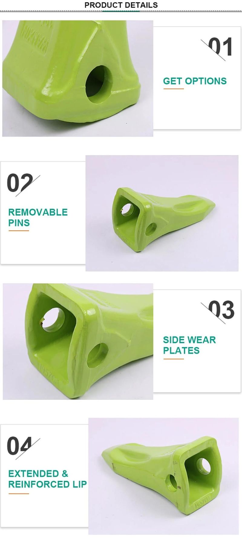 2713-1271tl Bucket Teeth for Dh470